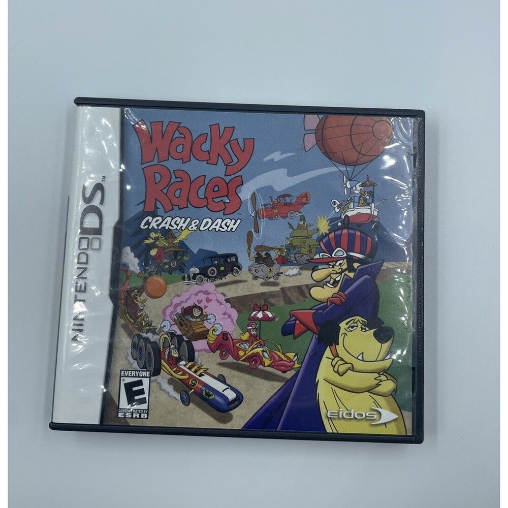 Wacky Races Crash And Dash NINTENDO DS- BOX CASE AND MANUAL ONLY - NO GAME-